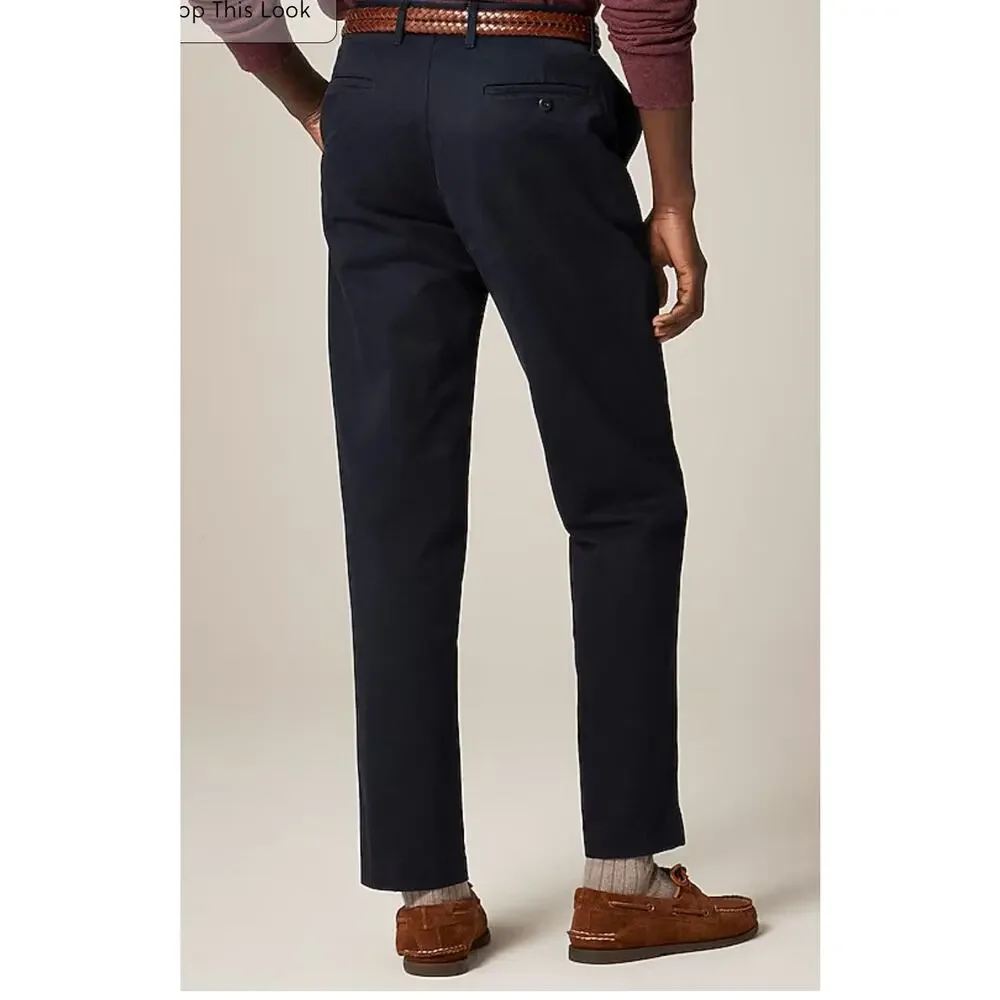 J. Crew Slim Broken In Boyfriend Chino Pants Navy Blue 29